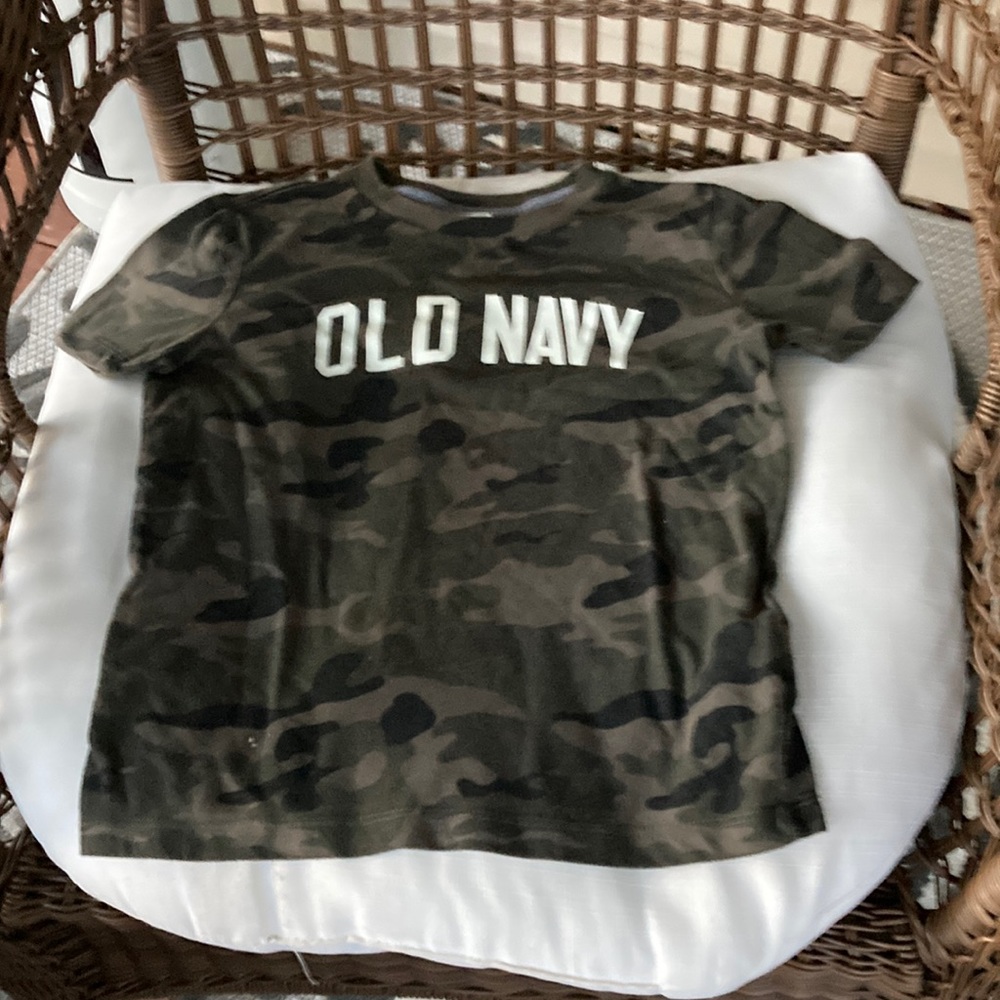 Old Navy camo shirt